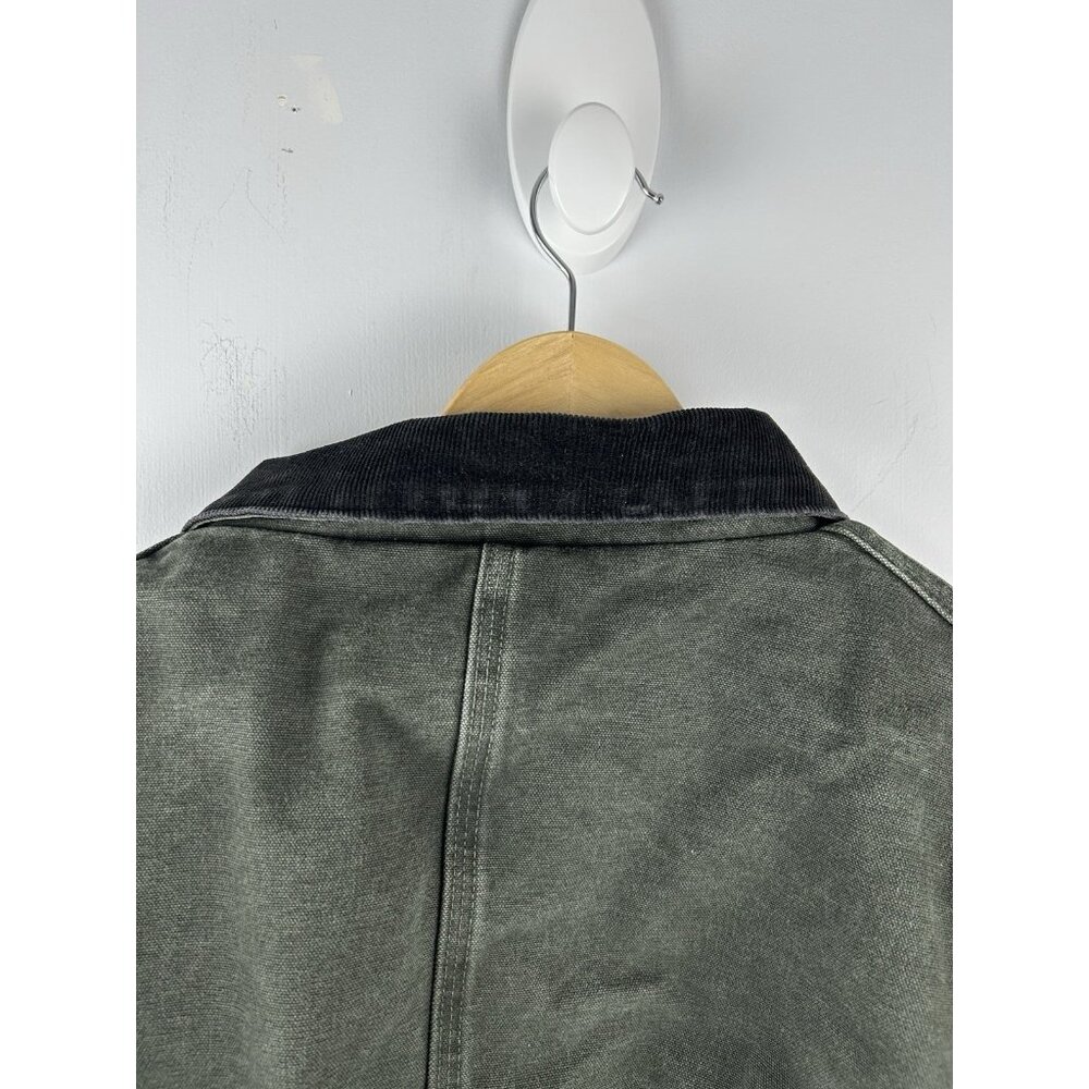 Carhartt Faded J22 MOS Moss Green Arctic Jacket Size 2XL XXL WORKWEAR DUCK - Picture 10 of 16